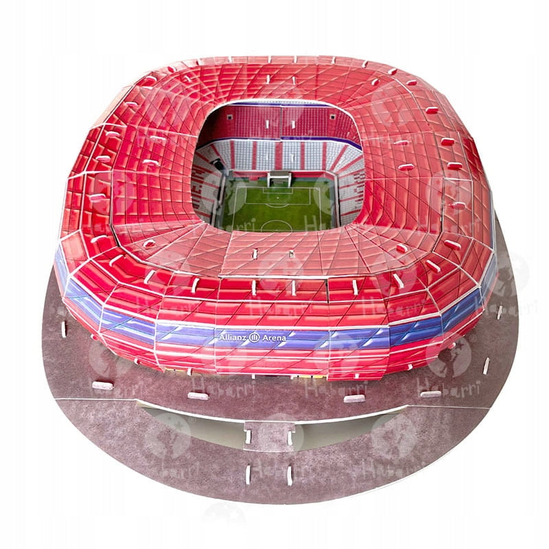Allianz Arena Stadiono 3D Dėlionė – FC Bayern München, 63 Detalės