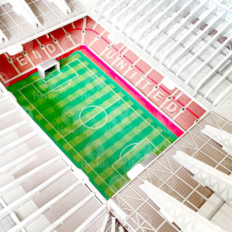 Old Trafford Stadiono 3D Dėlionė – Manchester United FC, 138 Detalės
