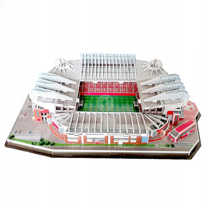 Old Trafford Stadiono 3D Dėlionė – Manchester United FC, 138 Detalės