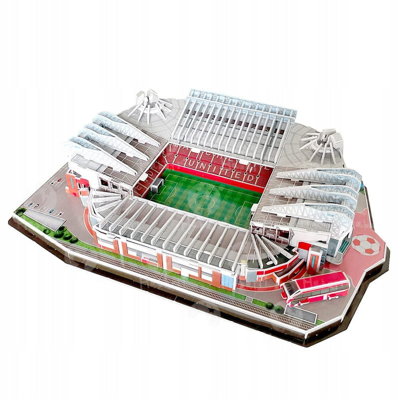 Old Trafford Stadiono 3D Dėlionė – Manchester United FC, 138 Detalės