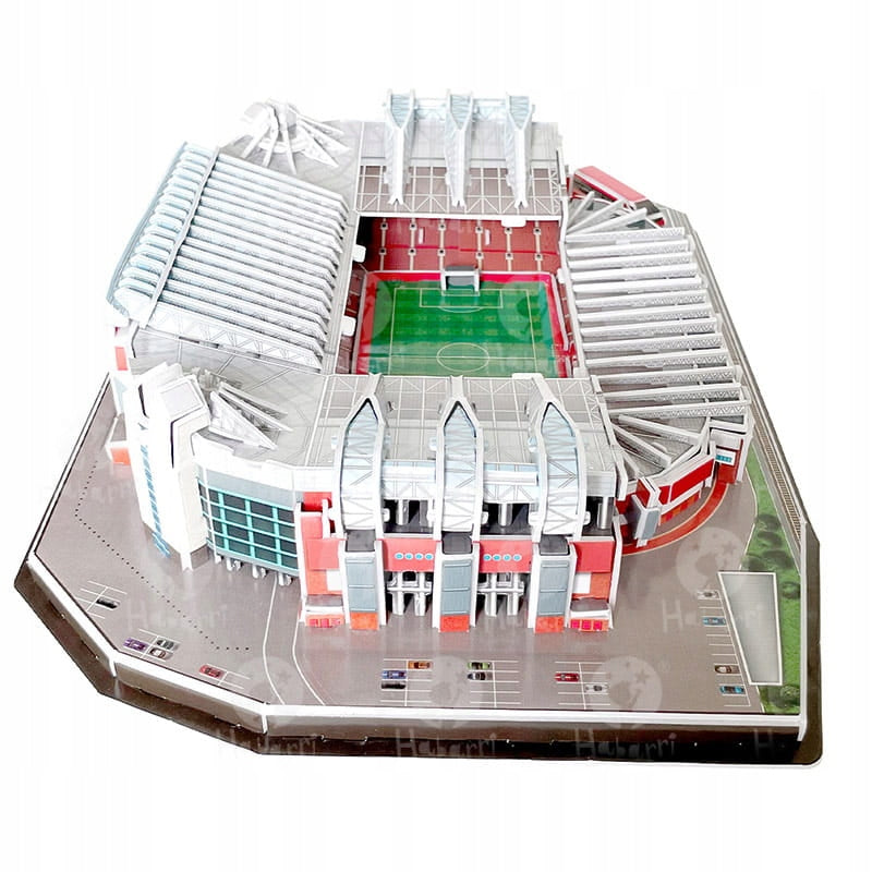 Old Trafford Stadiono 3D Dėlionė – Manchester United FC, 138 Detalės