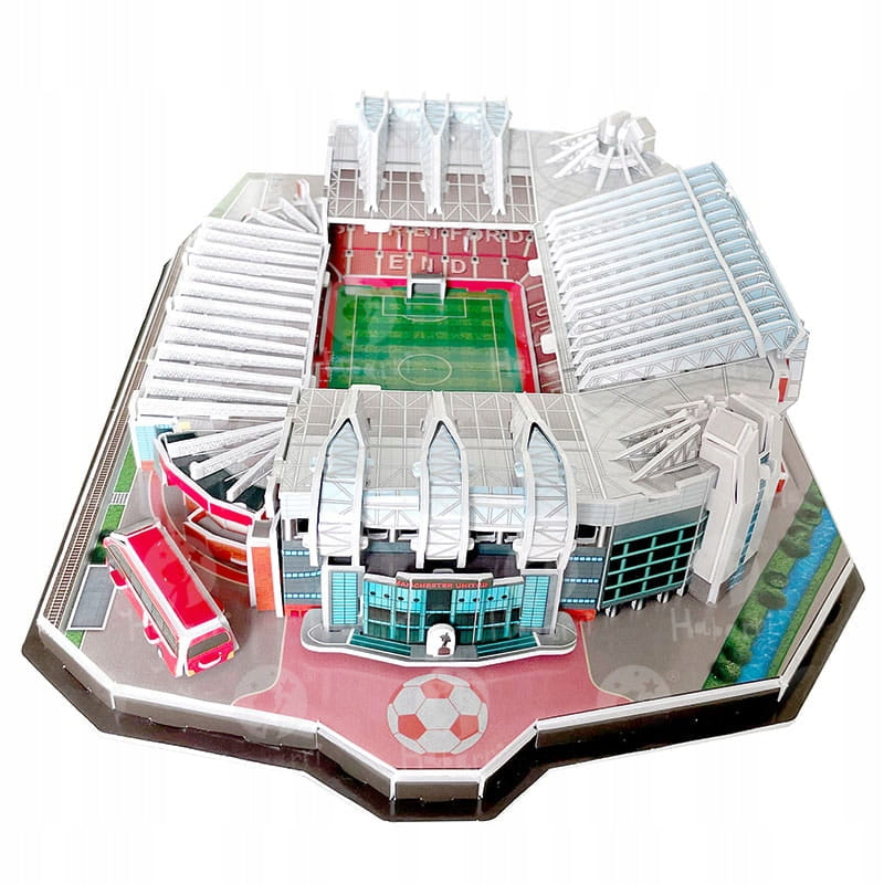 Old Trafford Stadiono 3D Dėlionė – Manchester United FC, 138 Detalės
