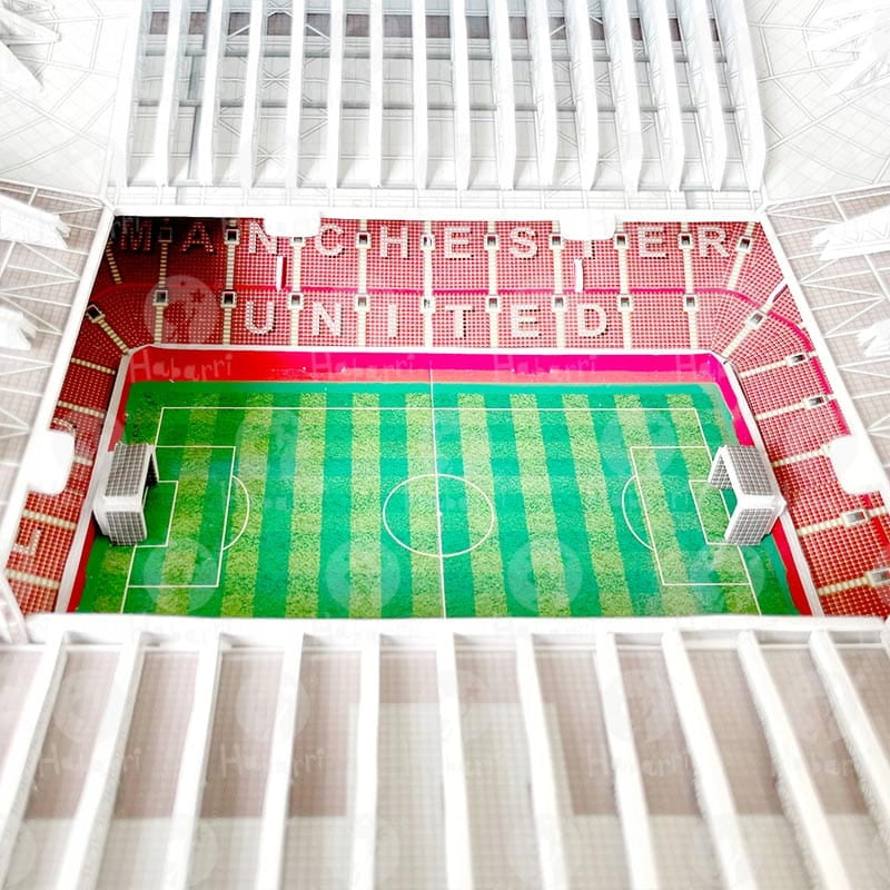 Old Trafford Stadiono 3D Dėlionė – Manchester United FC, 138 Detalės