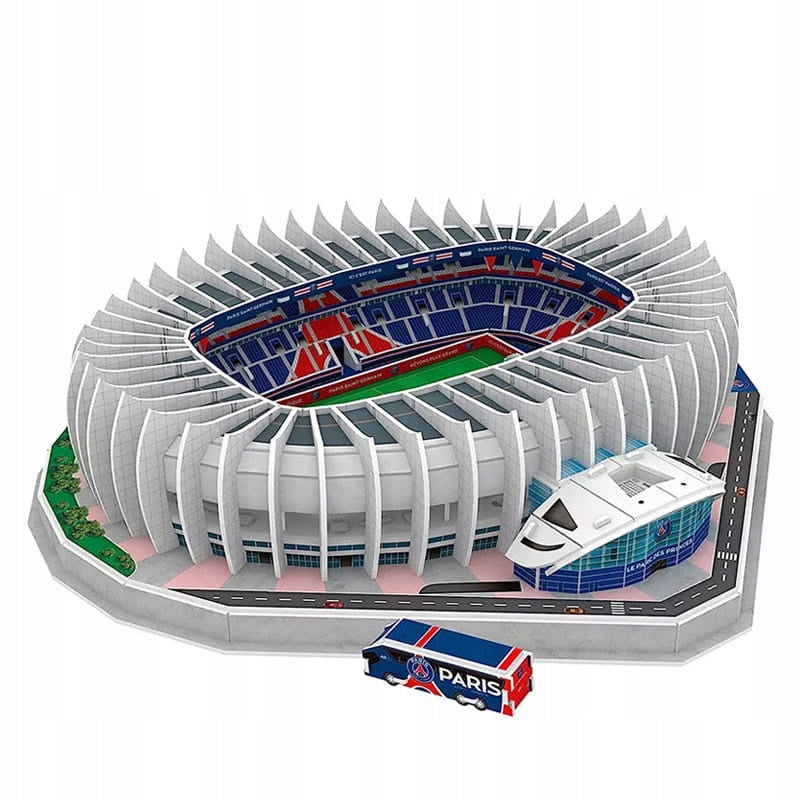 Futbolo Stadionas Parc Des Princes PSG FC – 3D Dėlionė, 111 Detalių Klubo Modelis