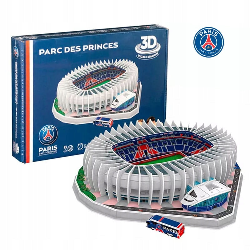 Futbolo Stadionas Parc Des Princes PSG FC – 3D Dėlionė, 111 Detalių Klubo Modelis