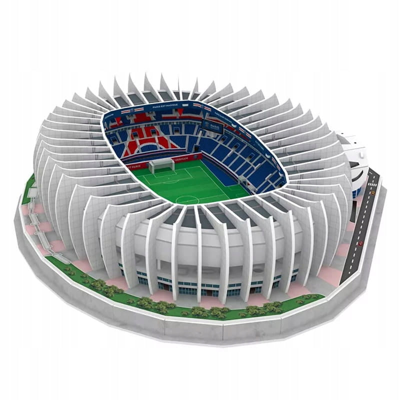 Futbolo Stadionas Parc Des Princes PSG FC – 3D Dėlionė, 111 Detalių Klubo Modelis
