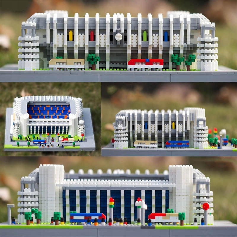 Futbolo Stadionas Santiago Bernabeu – 4500+ Dalių Konstruktorius Futbolo Sirgaliams
