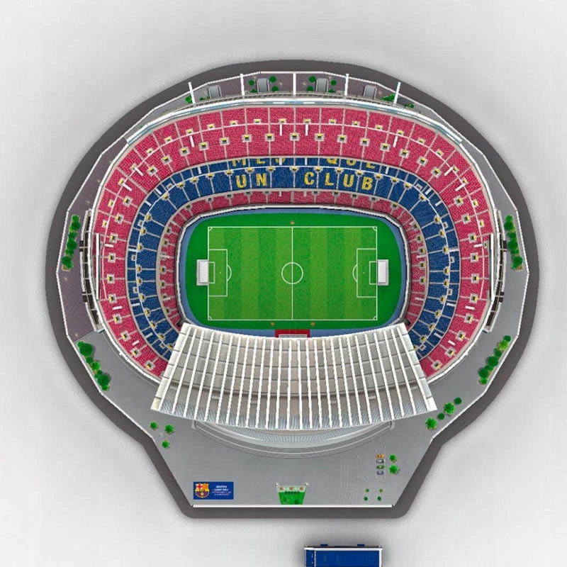 Stadiono Camp Nou 3D Dėlionė – FC Barcelona Klubo Modelis, 98 El.