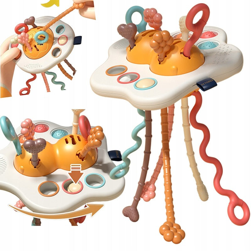 Woopie Baby Sensorinis Montessori Žaislas – Kramtukas-Barškutis UFO