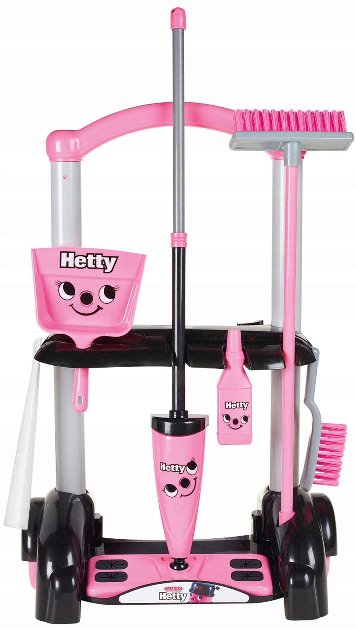 Hetty Valymo Vežimėlis Su Šluota, Mopu Ir Semtuvėliu – Casdon
