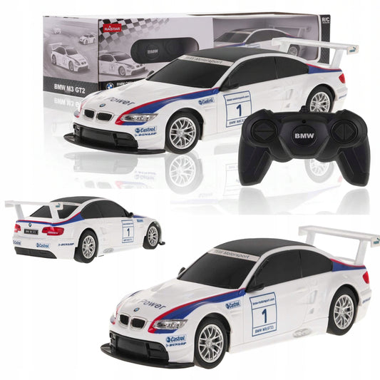 Radijo Bangomis Valdomas Automobilis BMW M3 RC 1:24 – Baltas (Coil)