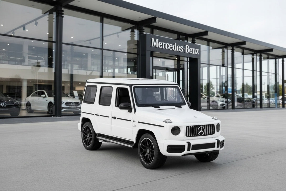 Nuotoliniu Būdu Valdomas Automobilis Mercedes-AMG G63 SUV 1:14 – Baltas