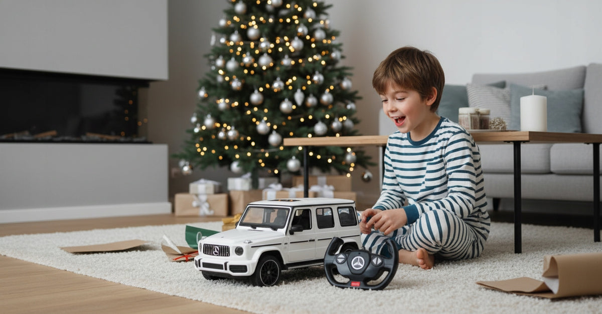 Nuotoliniu Būdu Valdomas Automobilis Mercedes-AMG G63 SUV 1:14 – Baltas