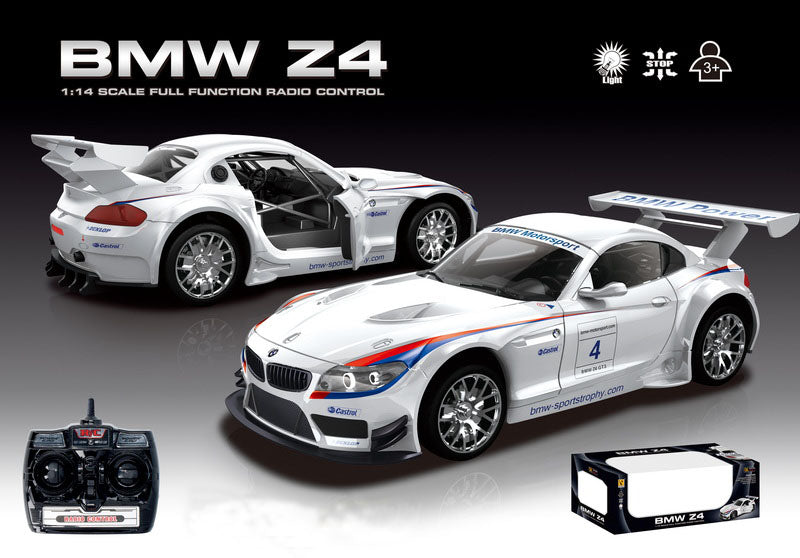 Radijo Bangomis Valdomas Automobilis BMW Z4 1:14 – Baltas Sportinis Modelis