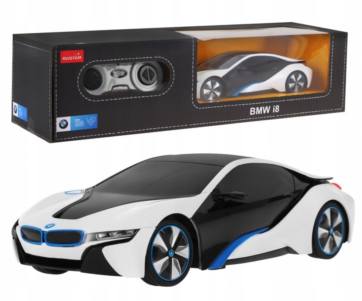 RC Automobilis BMW i8 su LED/UV Apšvietimu ir Nuotolinio Valdymo Pulteliu