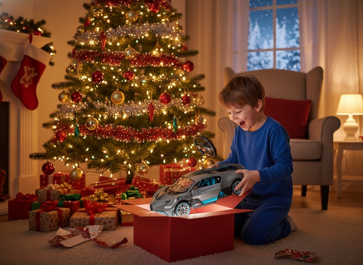 Bugatti Divo 1:14 – Nuotoliniu Būdu Valdomas Automobilis su LED Žibintais