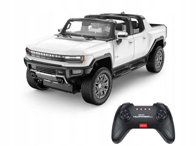 Radijo Bangomis Valdomas Visureigis Hummer 4x4 – Didelis RC Automobilis, Baltas