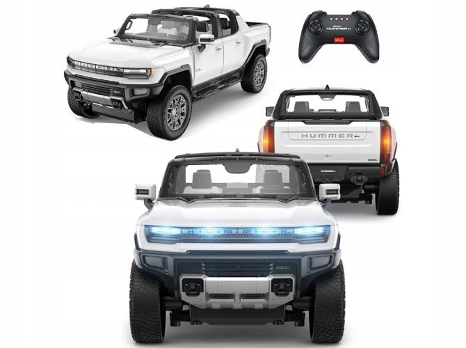 Radijo Bangomis Valdomas Visureigis Hummer 4x4 – Didelis RC Automobilis, Baltas