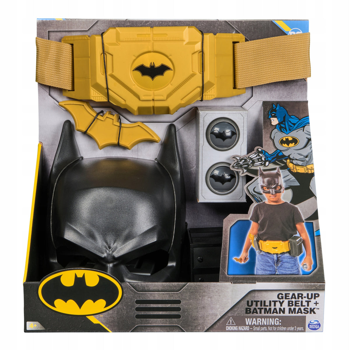 Betmeno Kaukė Ir Diržas Su Priedais – DC Comics Utility Belt Rinkinys