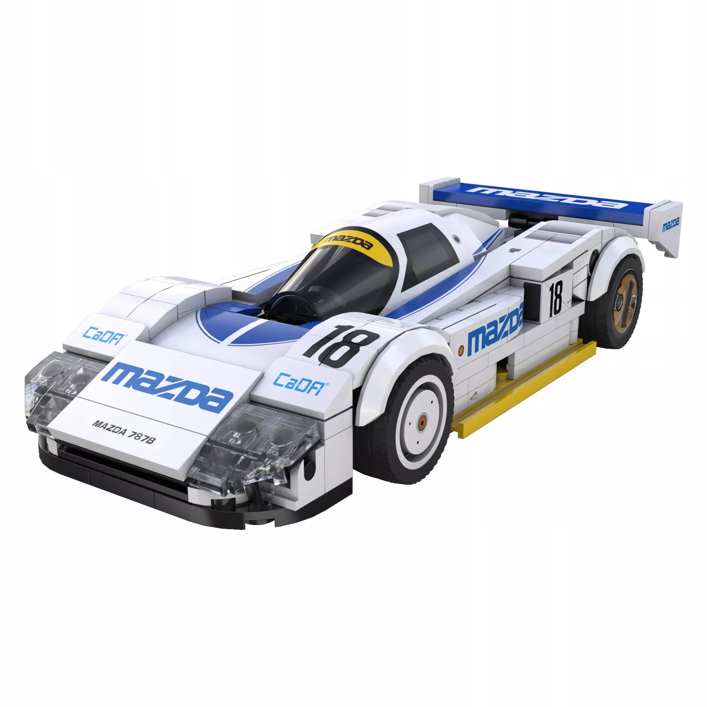 CaDA konstravimo kaladėlių rinkinys sportinis automobilis Mazda 787B