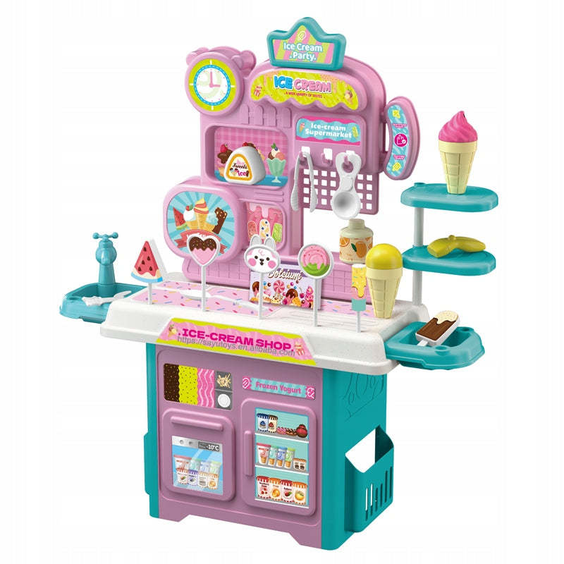 Edukacinis Žaislas Vaikams – Ledainė „IceCream Party“, 32 Dalys, 50 cm Aukščio