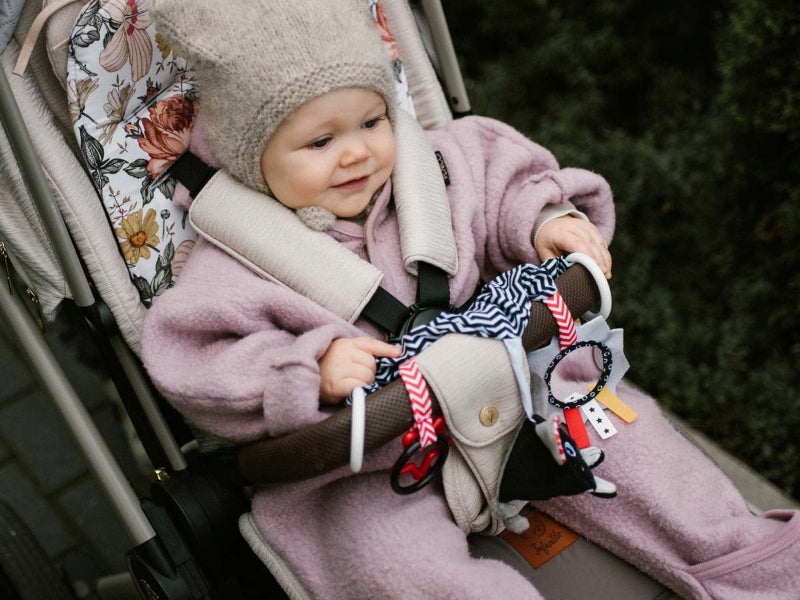 Kontrastinis Žaislas Vežimėliui, Lovytei ir Automobilinei Kėdutei – BabyOno Edukacinis Pakabukas