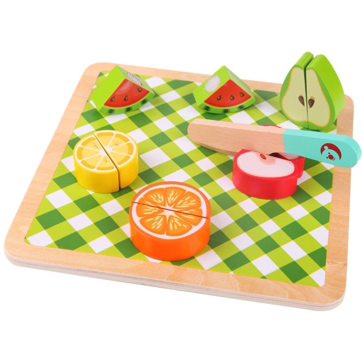Montessori Vaisių Pjaustymo Rinkinys, 20 el.