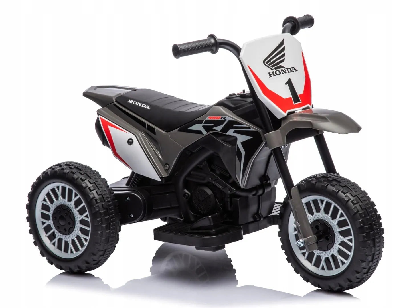 Akumuliatorinis motociklas Honda CRF450 triratis paspirtukas su garsu 30 W 2-3 km/h