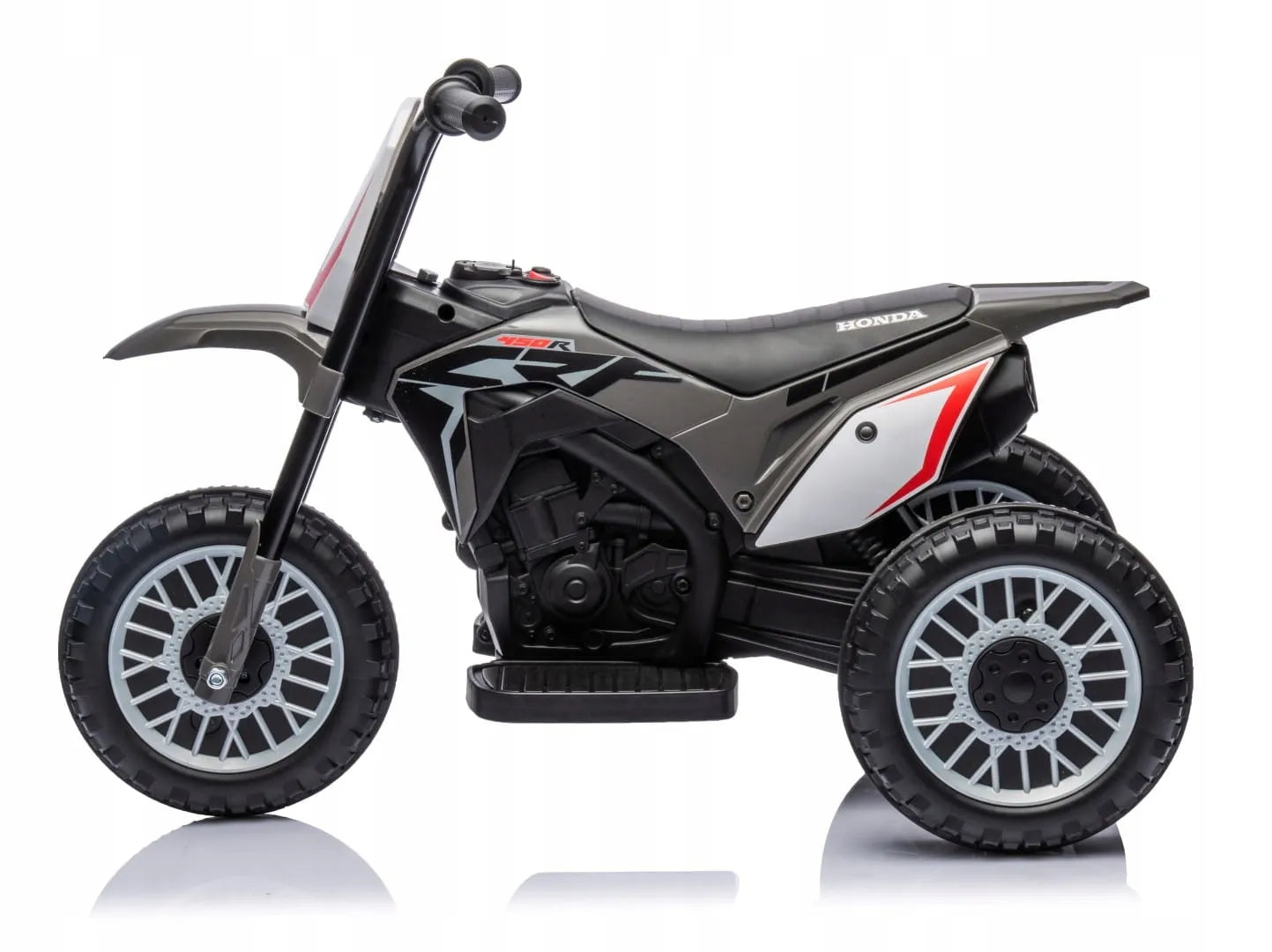 Akumuliatorinis motociklas Honda CRF450 triratis paspirtukas su garsu 30 W 2-3 km/h