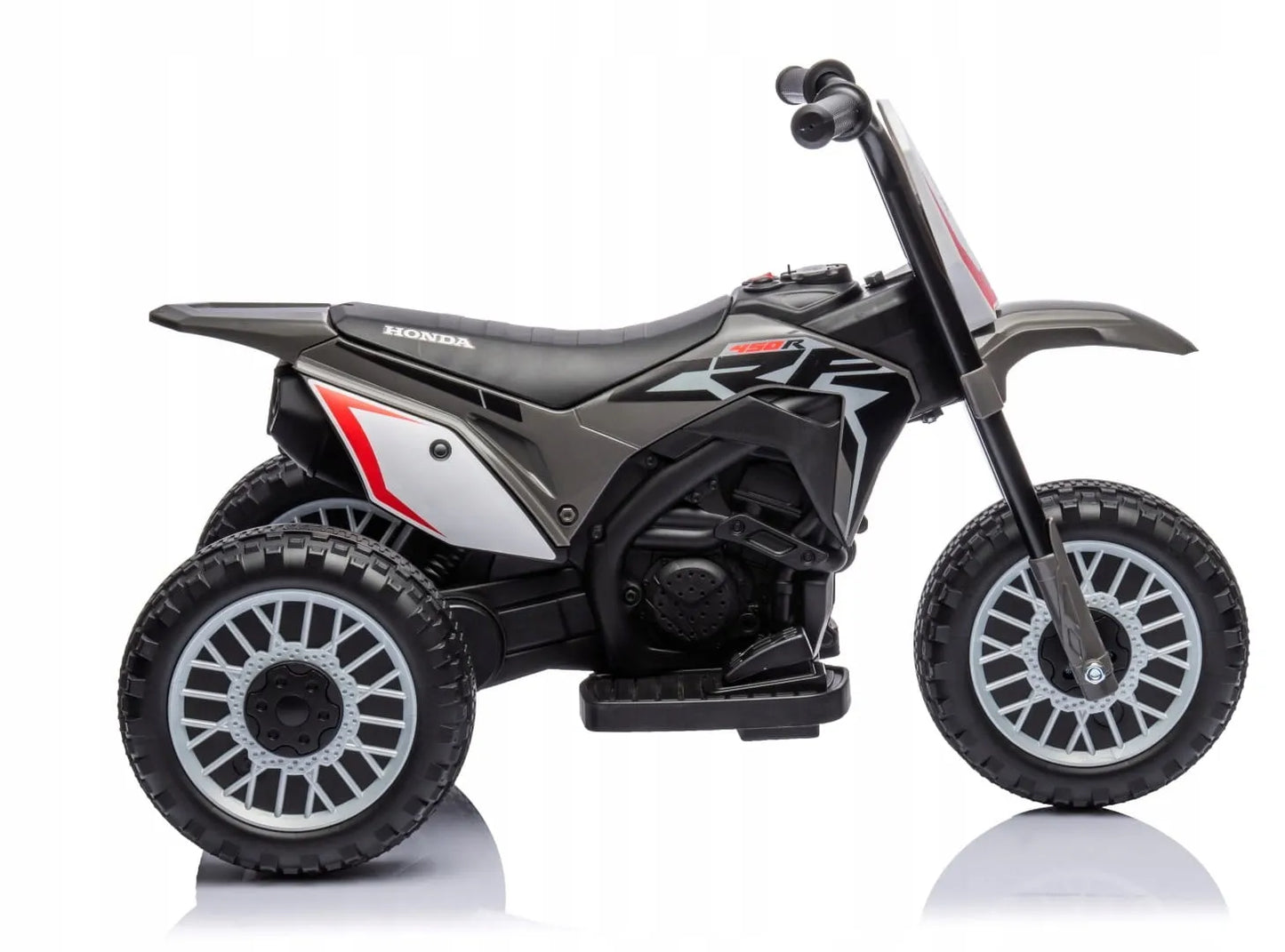 Akumuliatorinis motociklas Honda CRF450 triratis paspirtukas su garsu 30 W 2-3 km/h