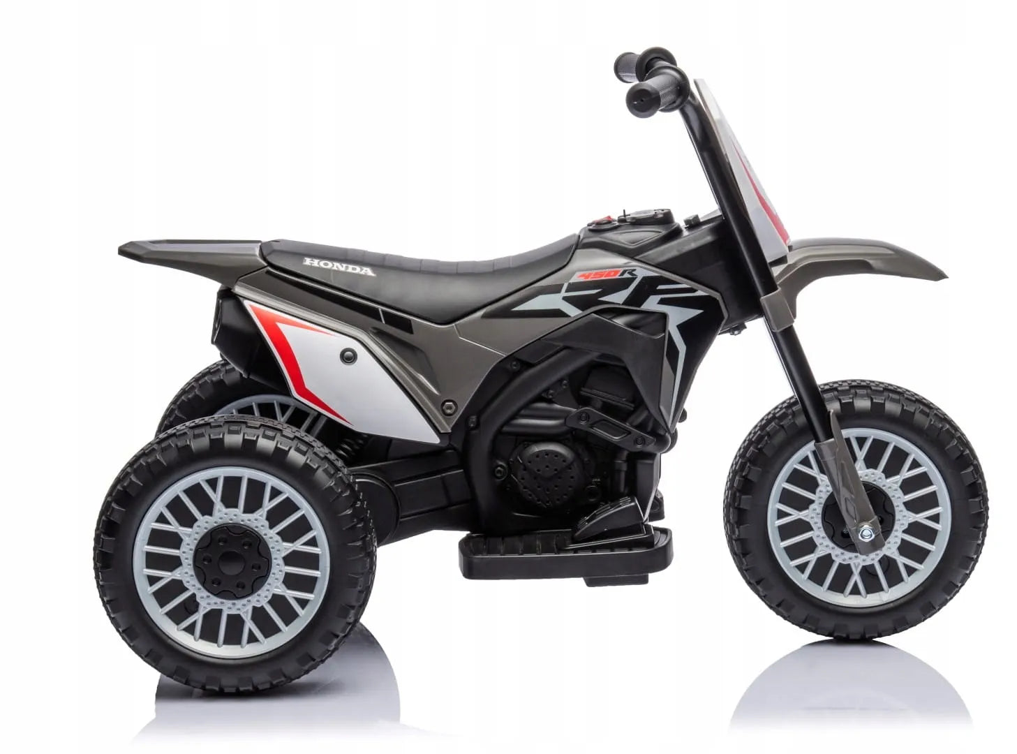 Akumuliatorinis motociklas Honda CRF450 triratis paspirtukas su garsu 30 W 2-3 km/h