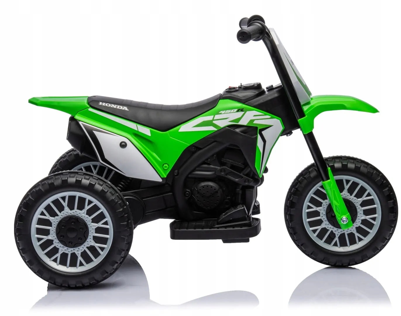 Akumuliatorinis motociklas Honda CRF450 triratis paspirtukas su garsu 30 W 2-3 km/h