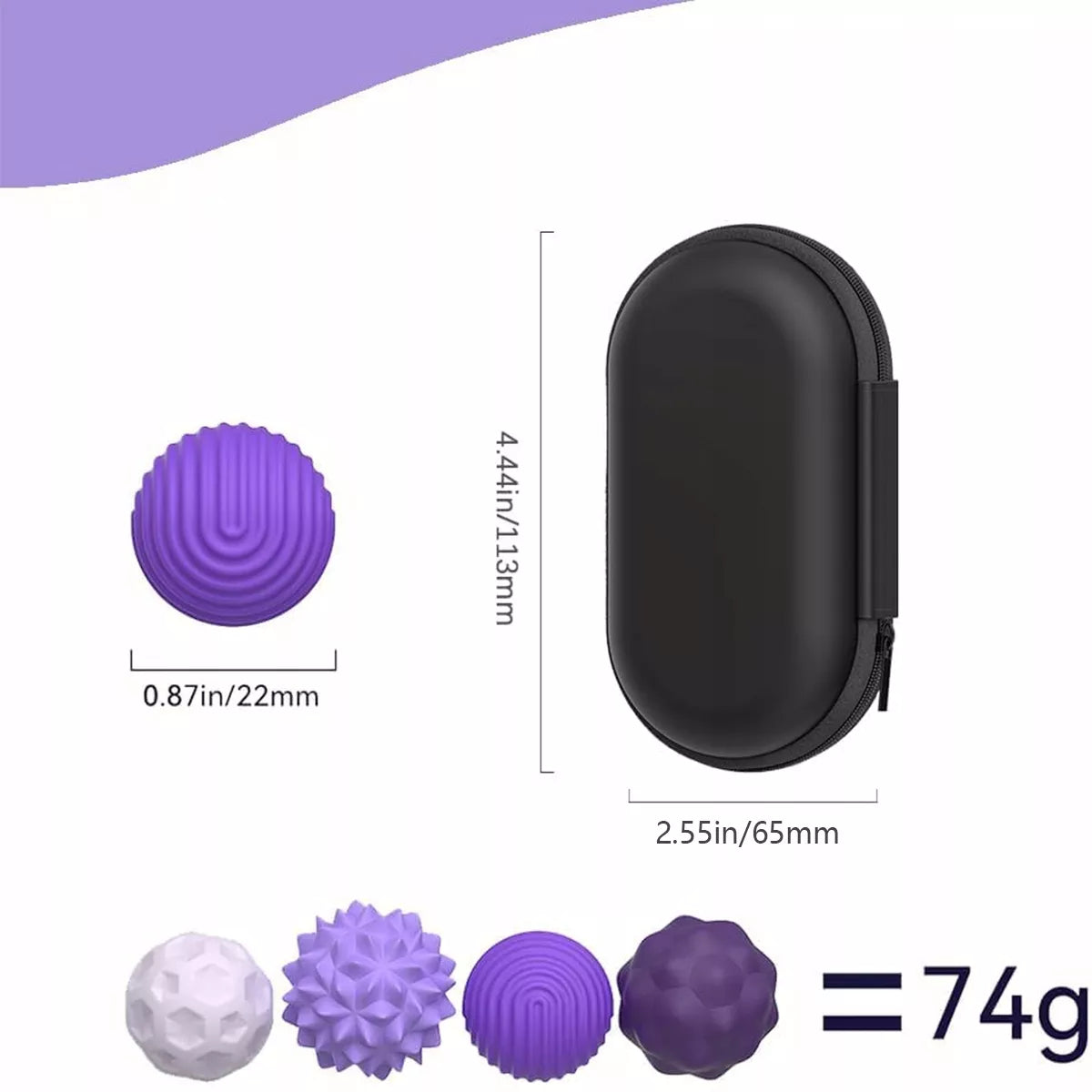 Antistresinis žaislas, magnetiniai silikoniniai sensoriniai rutuliukai