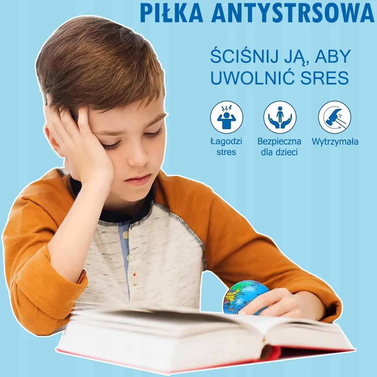 Antistresinių kamuoliukų rinkinys Gaublys