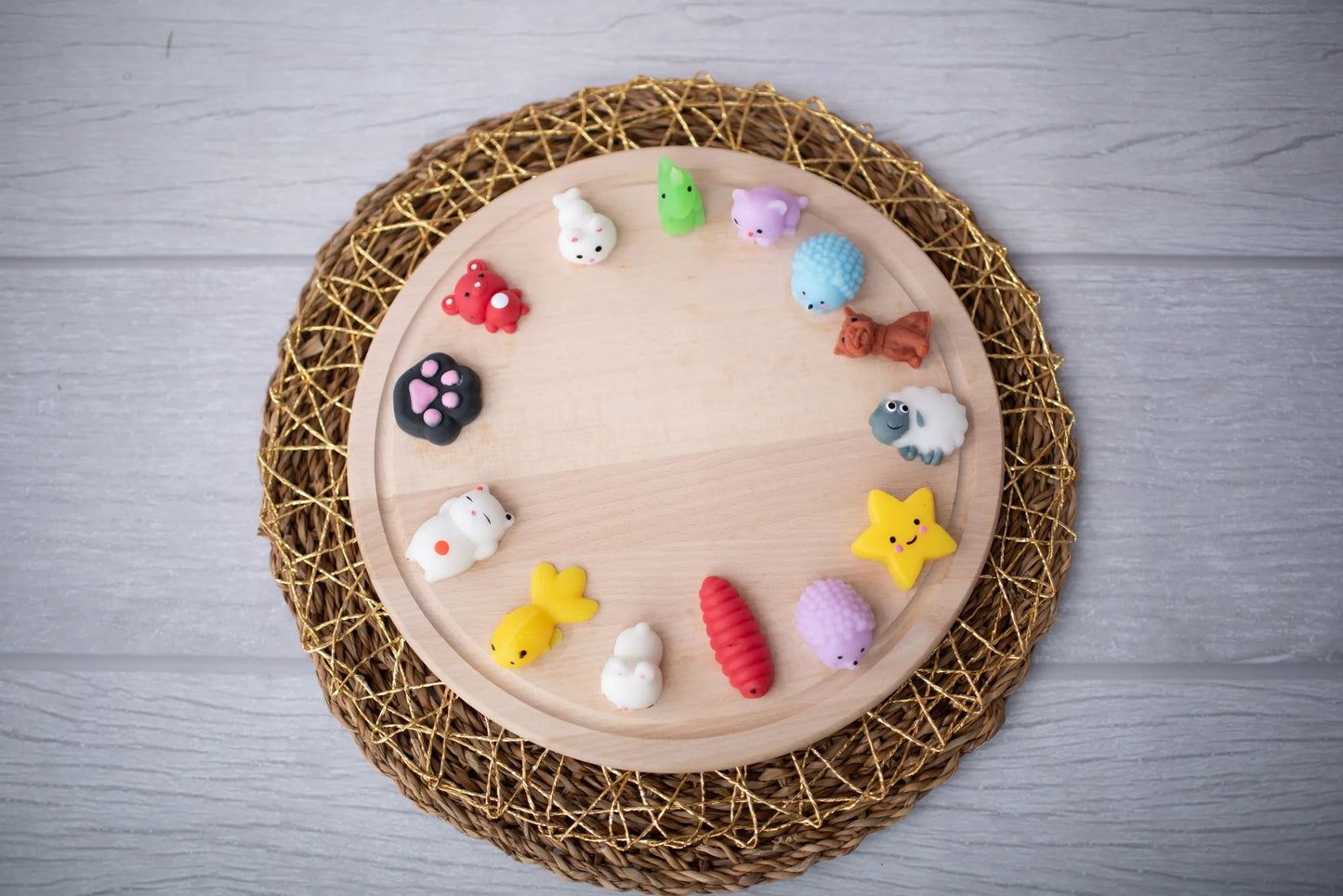 Antistresinių žaislų rinkinys Mochi Squishy