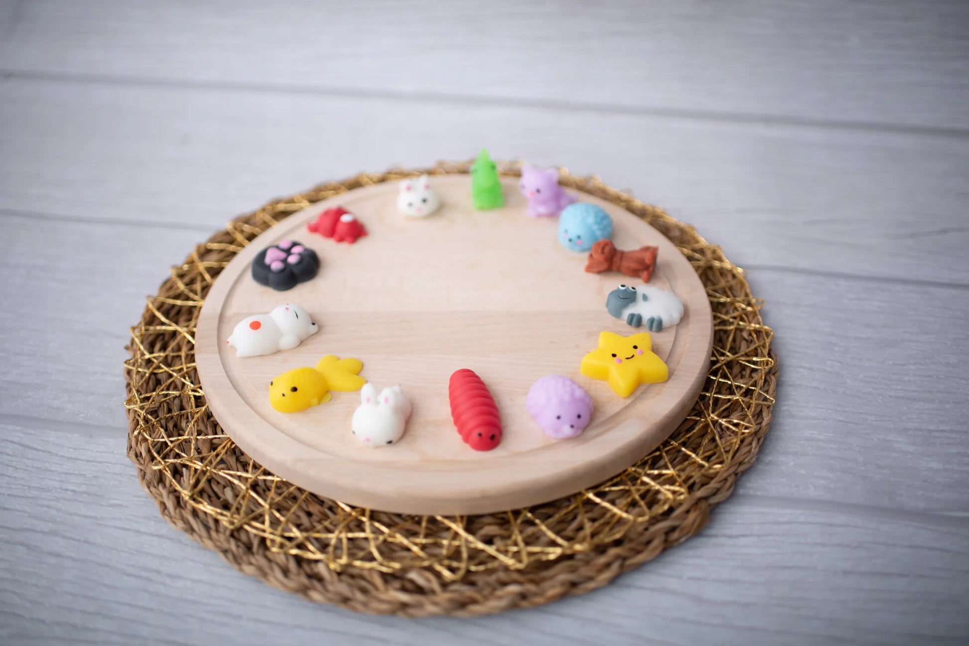 Antistresinių žaislų rinkinys Mochi Squishy