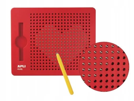 Apli Kids magnetinė lenta vaikams - rutuliukai, pieštukas, šablonai 5+