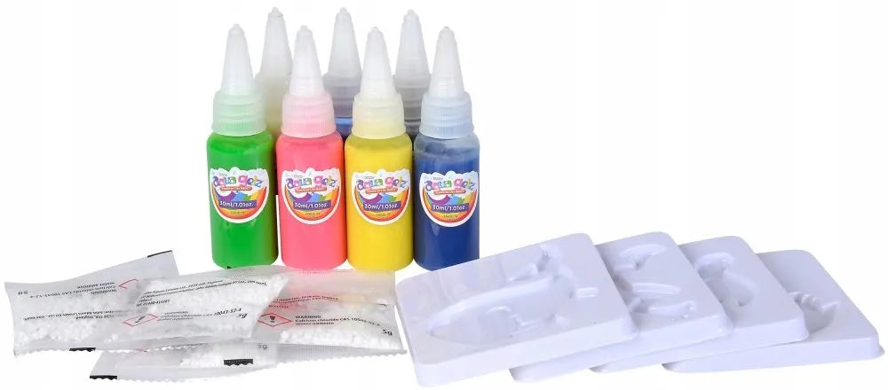 Aqua Gelz kūrybinis rinkinys 7 spalvų gelis jūrų gyvūnų formelės Simba