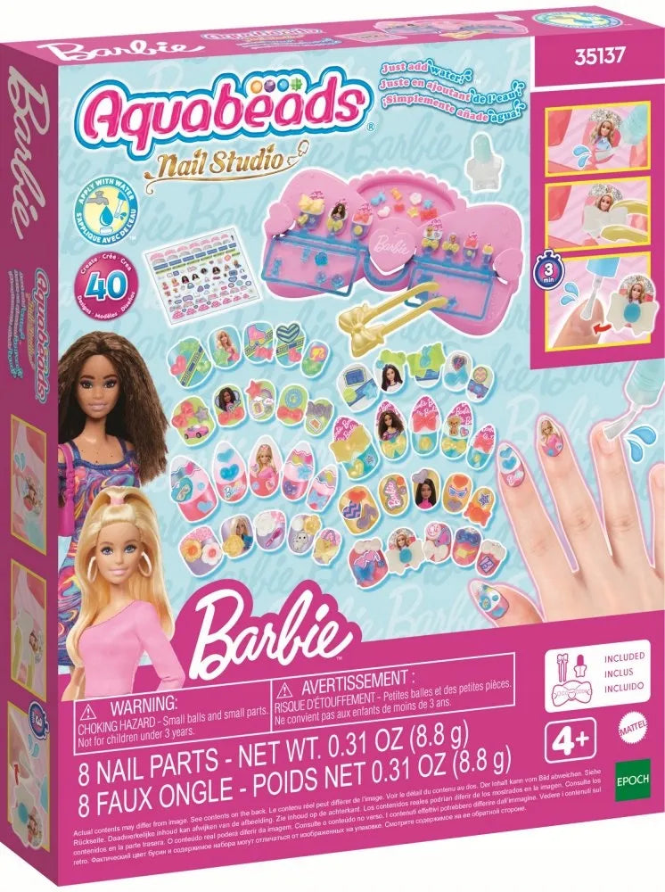 Aquabeads Barbie nagų dizaino studija