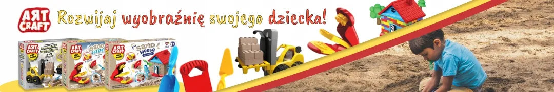 ART CRAFT kinetinio smėlio konstravimo rinkinys Statybų aikštelės transporto priemonės Dovana