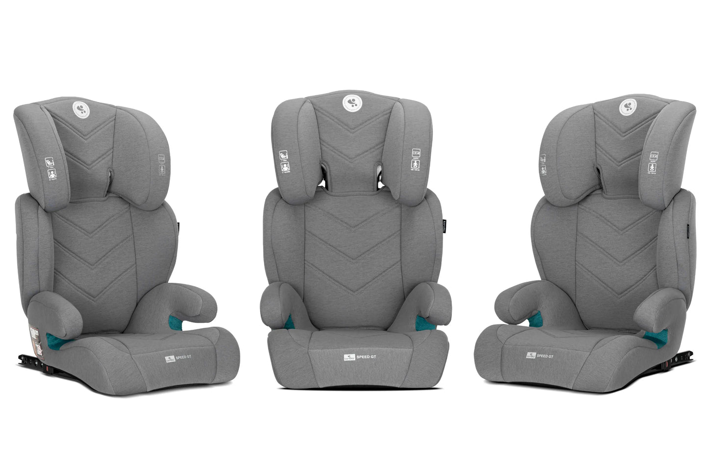 Automobilinė kėdutė 15-36 kg ISOFIX i-Size Lorelli Speed GT 100-150 cm pilka