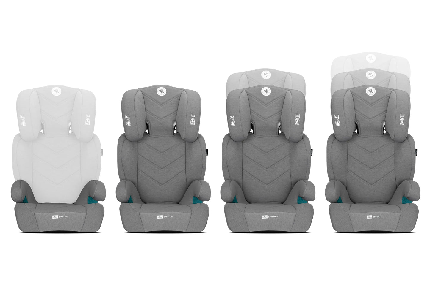 Automobilinė kėdutė 15-36 kg ISOFIX i-Size Lorelli Speed GT 100-150 cm pilka