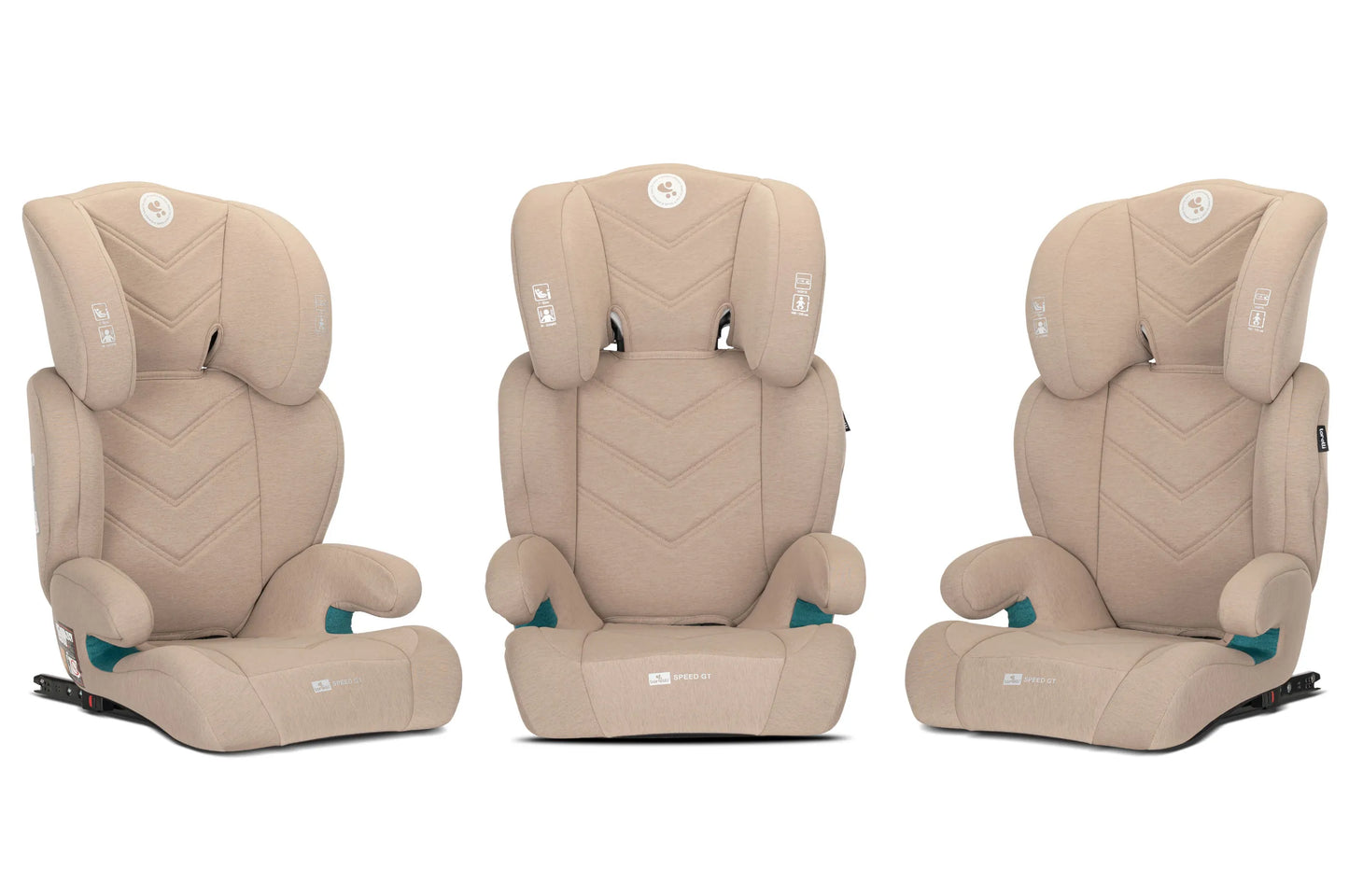 Automobilinė kėdutė 15-36 kg ISOFIX i-Size Lorelli Speed GT 100-150cm smėlio spalvos