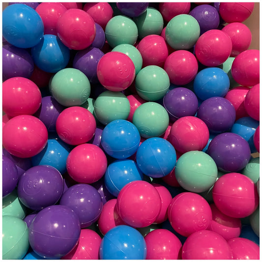 BubbleHuggle kamuoliukai – kamuoliai, kamuoliukai sausam baseinui, 200 vnt. (skersmuo 6 cm)