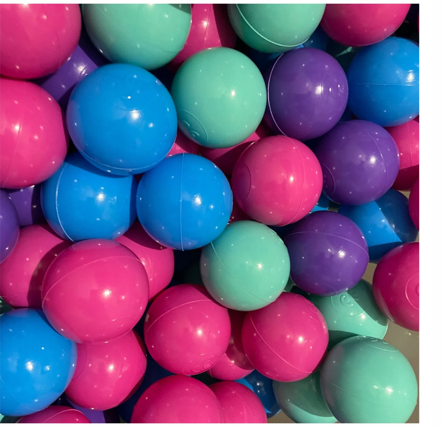 BubbleHuggle kamuoliukai – kamuoliai, kamuoliukai sausam baseinui, 200 vnt. (skersmuo 6 cm)