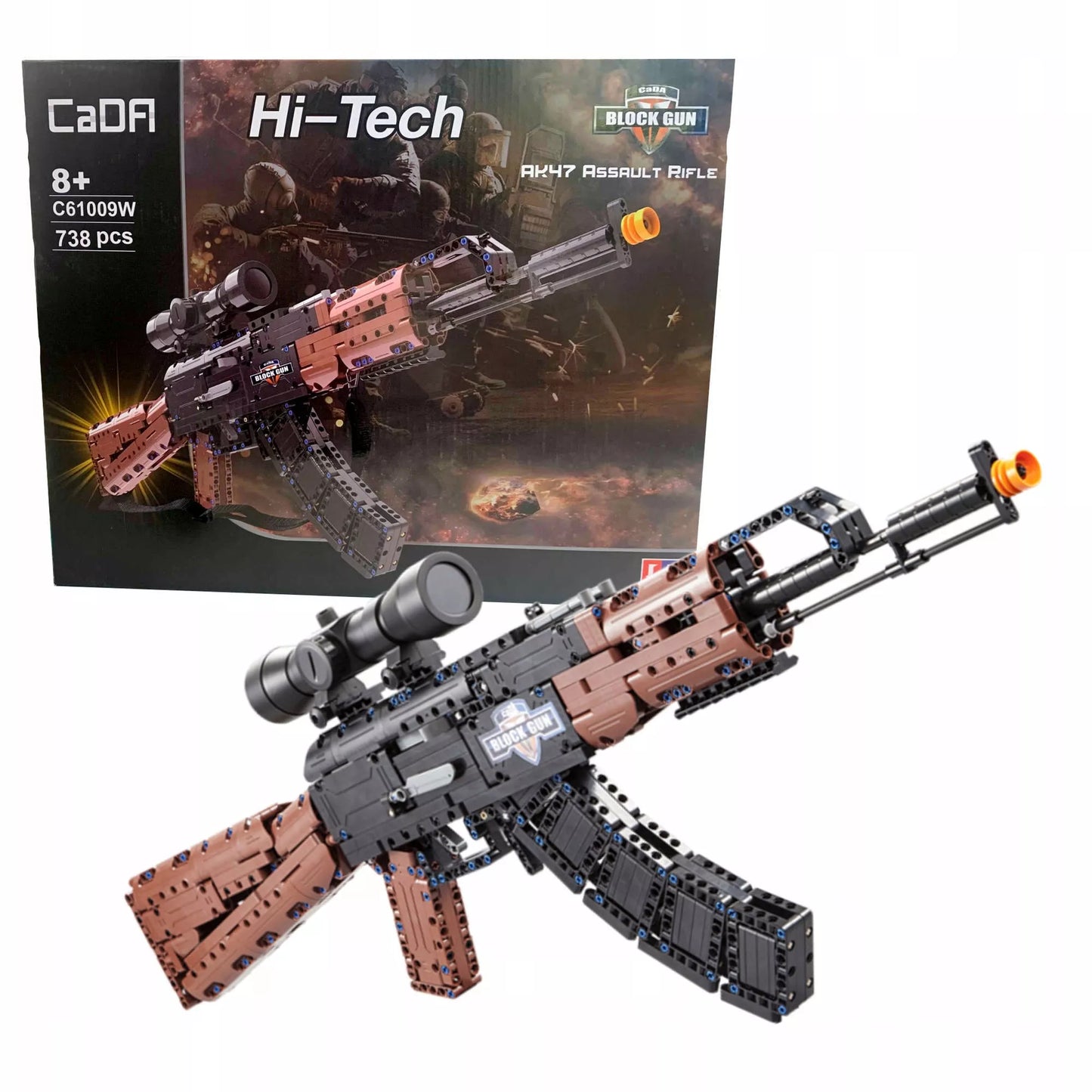 CaDA AK-47 automato konstravimo rinkinys