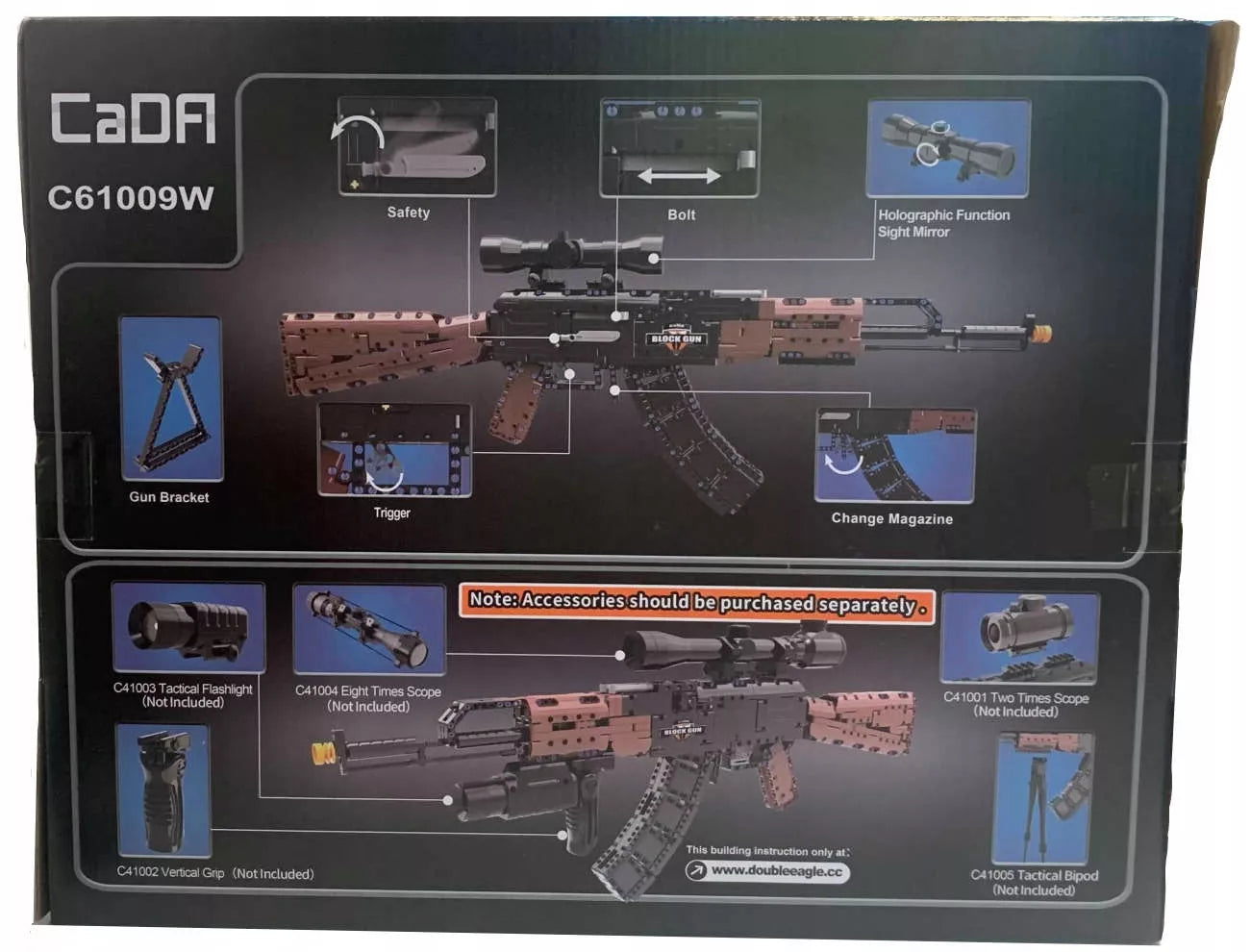 CaDA AK-47 automato konstravimo rinkinys