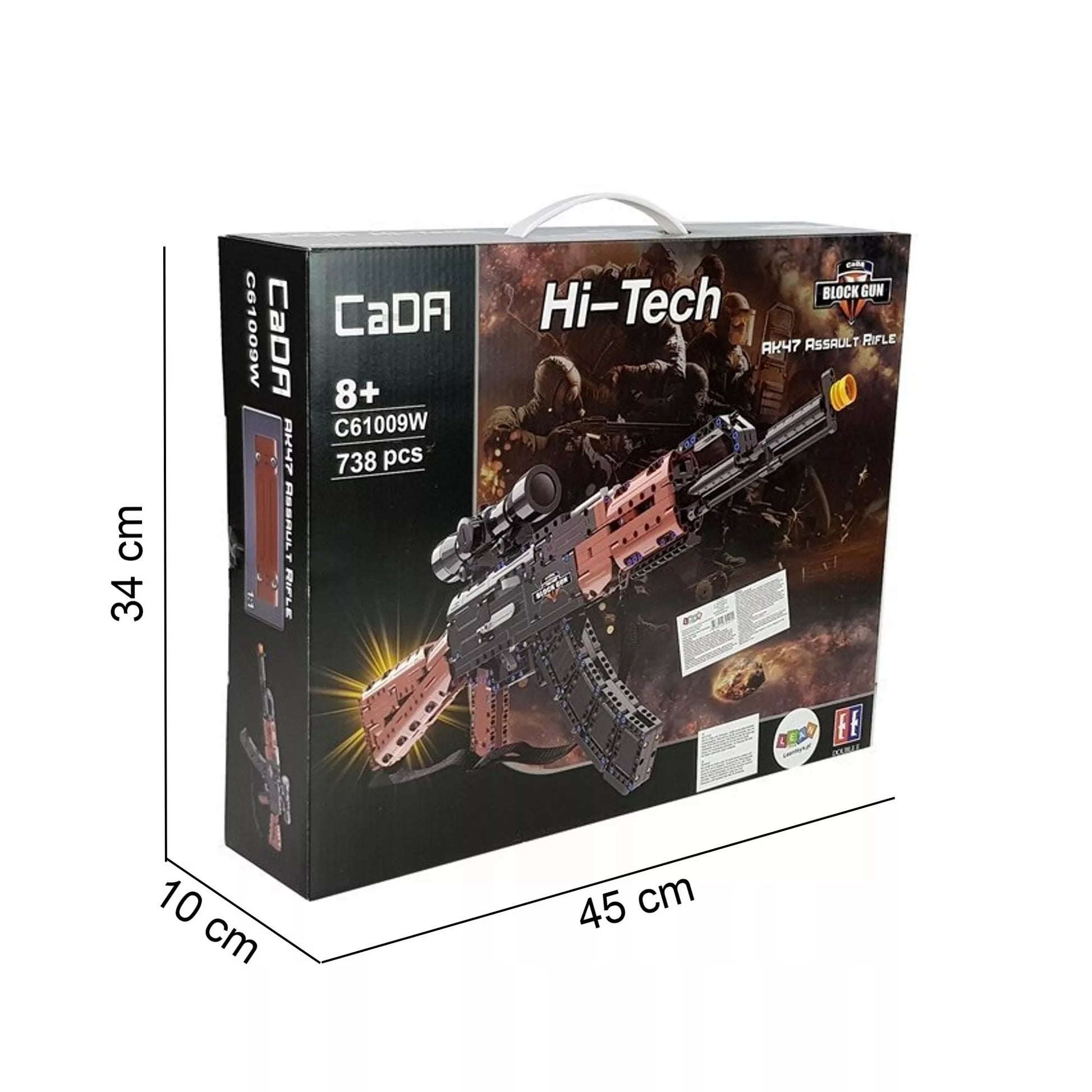 CaDA AK-47 automato konstravimo rinkinys