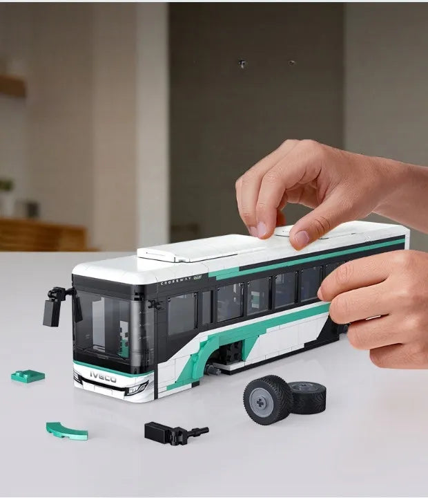 CaDA konstravimo kaladėlių rinkinys Miesto autobusas IVECO Transport Crossway