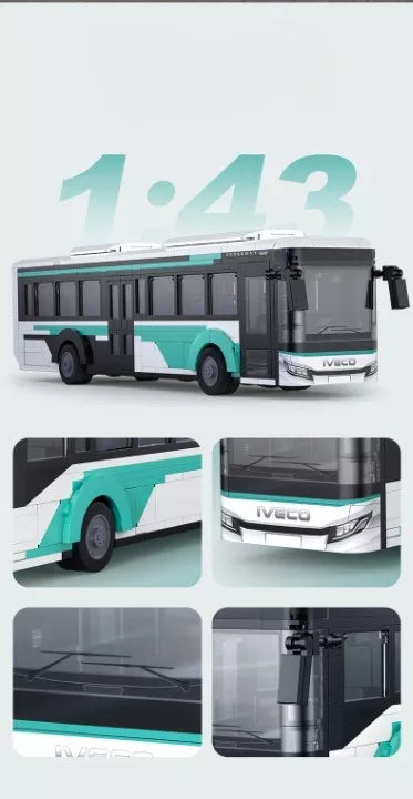 CaDA konstravimo kaladėlių rinkinys Miesto autobusas IVECO Transport Crossway